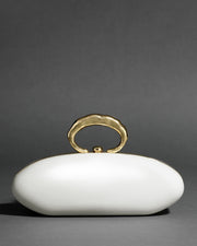 Molten Gold Bullet Minaudière- White Pearl - Photo 1