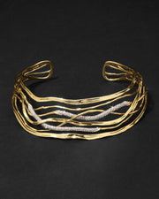 Solanales Crystal Woven Collar Necklace - Photo 1