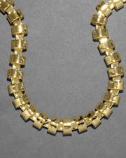 Molten Gold Bar Link Necklace - Photo 1