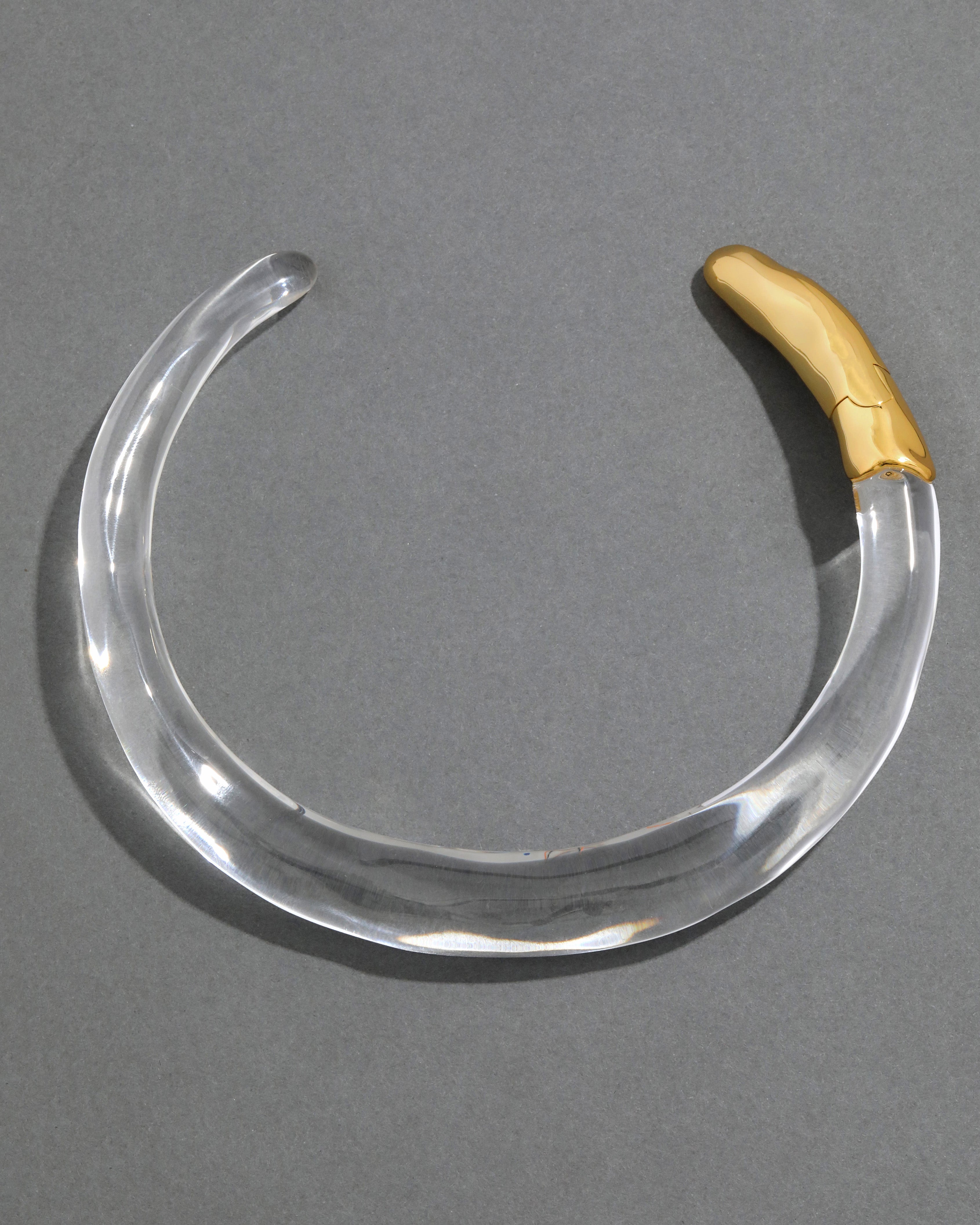 Clear Lucite Hinge Collar ALEXIS BITTAR