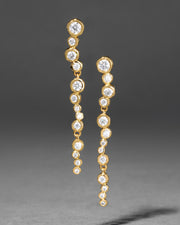 Asterales Gold Cascading Earring - Photo 1