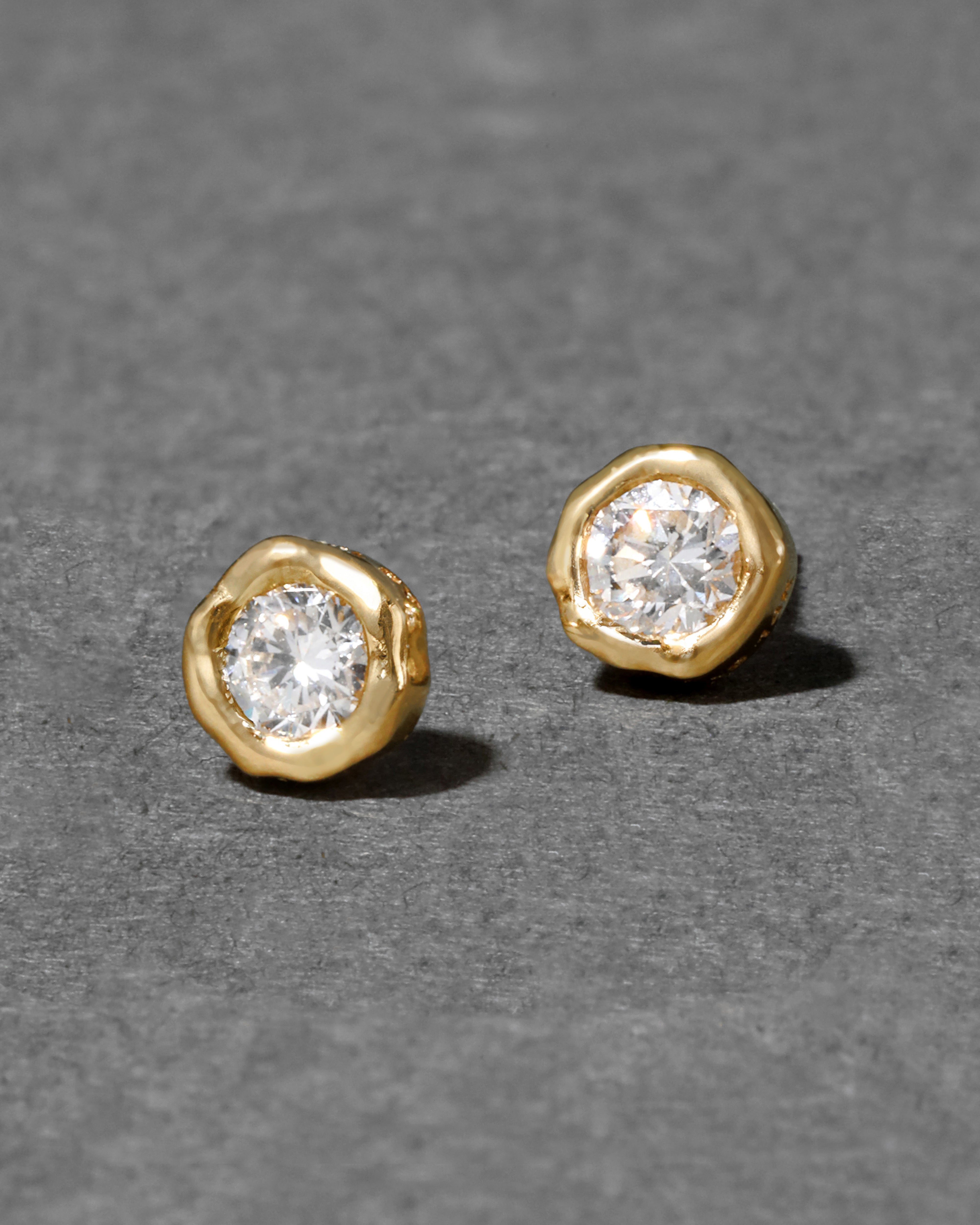 Alexis Bittar Asterales 14Kゴールド ピアス 14k Gold Asterales Diamond Stud Earring