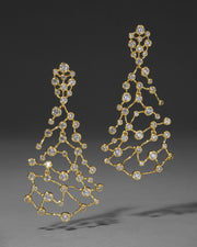 Asterales Gold Large Celestial Earring - Photo 1