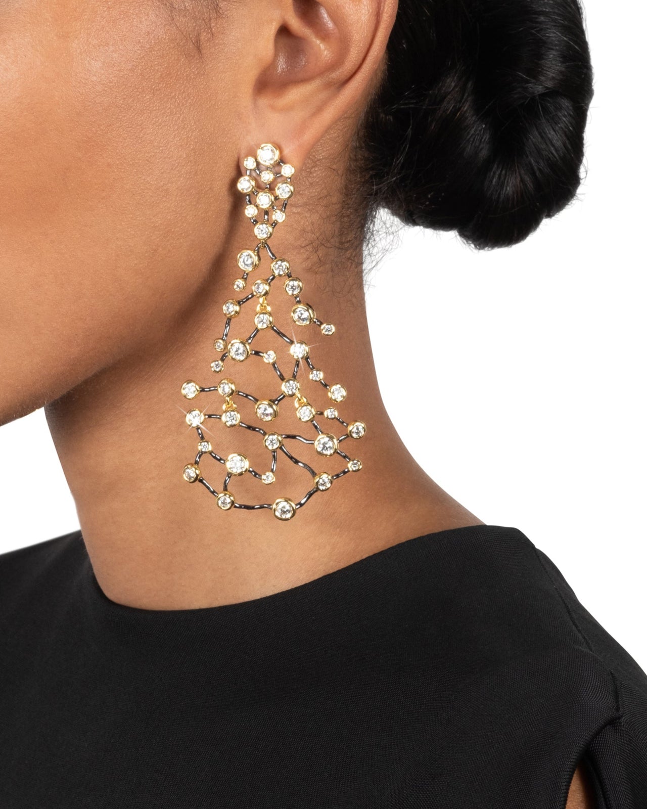 Asterales Noir Large Celestial Earring - Photo 2