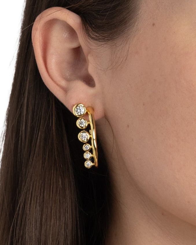 Asterales Orb Hoop Earring - Photo 2