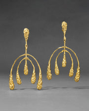 Brut Gold Large Mobile Earring - Photo 1
