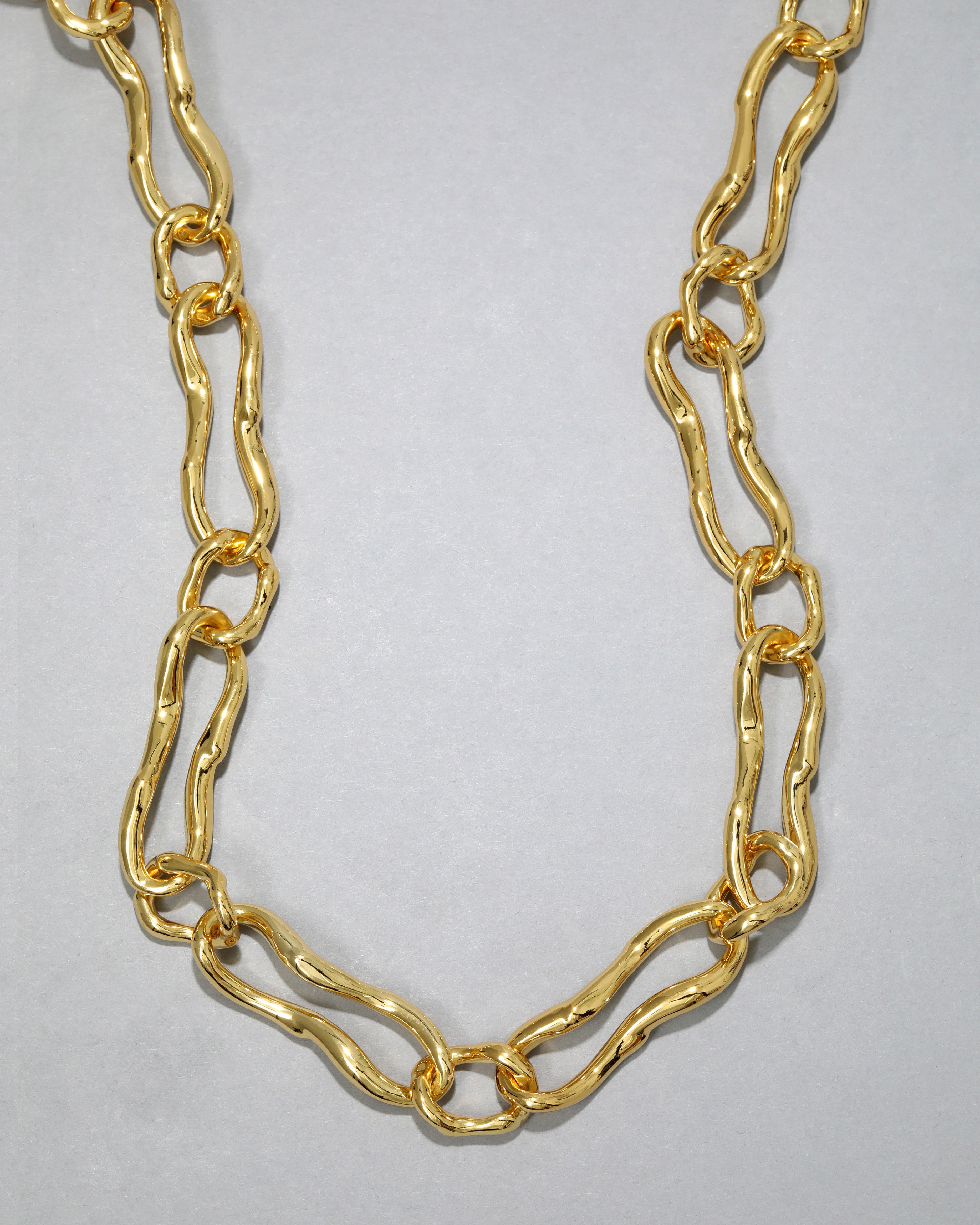 Curved link chain discount