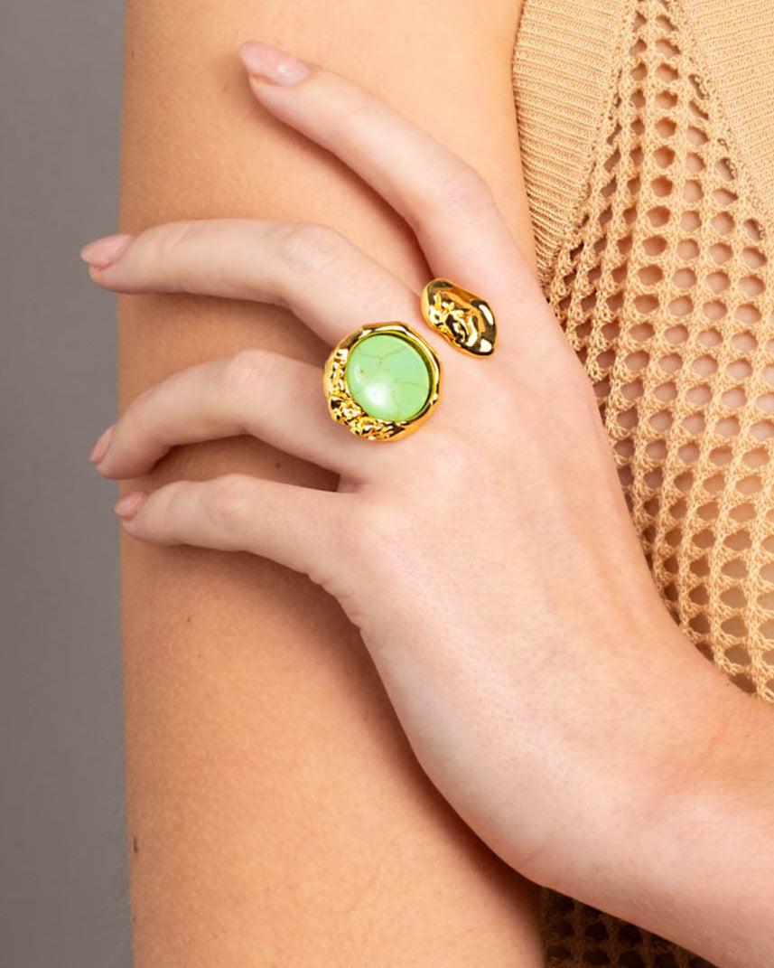 Brut Mojave Coin Open Ring - Photo 2