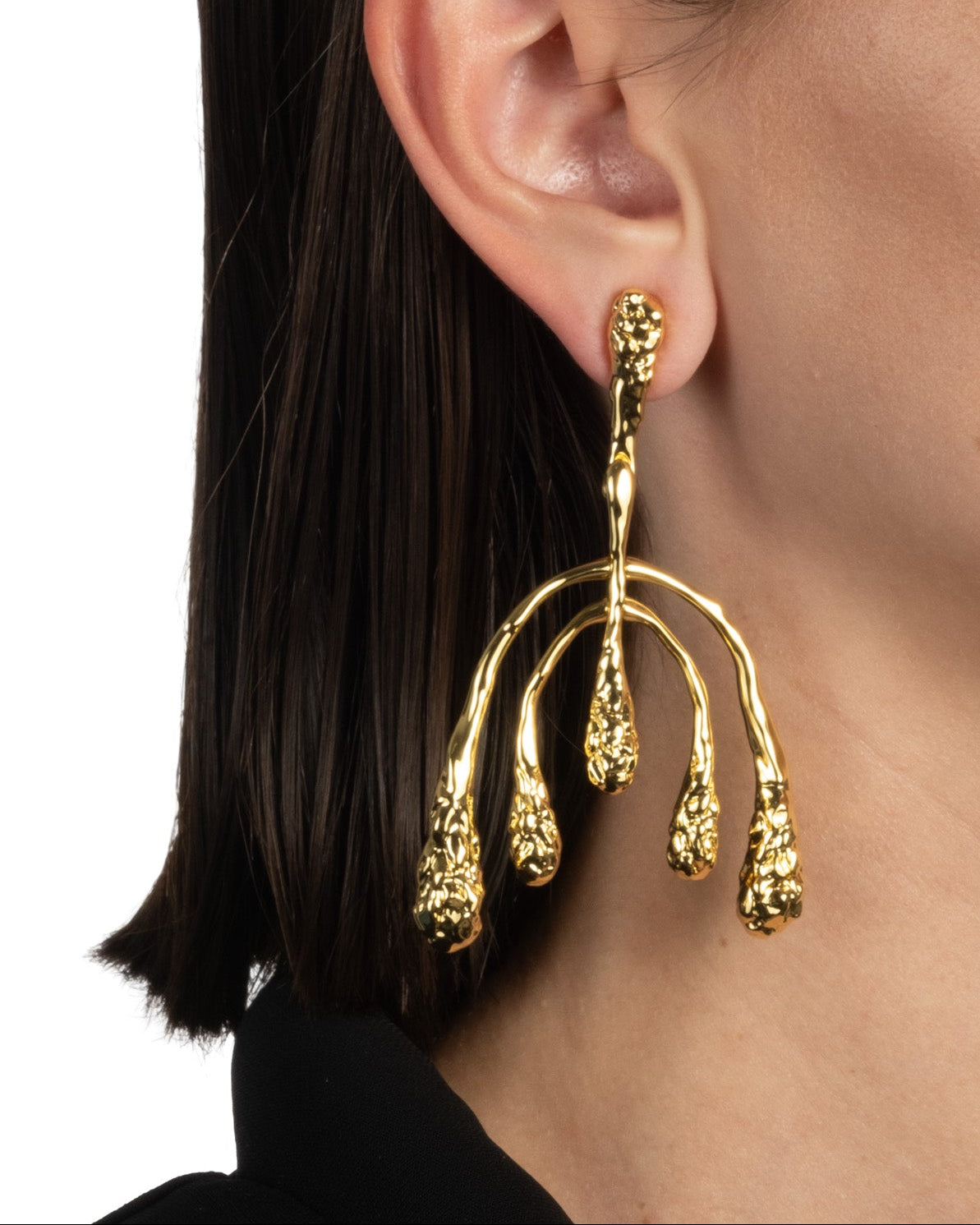 Brut Gold Medium Mobile Earring - Photo 2