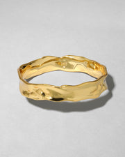 Brut Gold Strap Bangle Bracelet - Photo 1