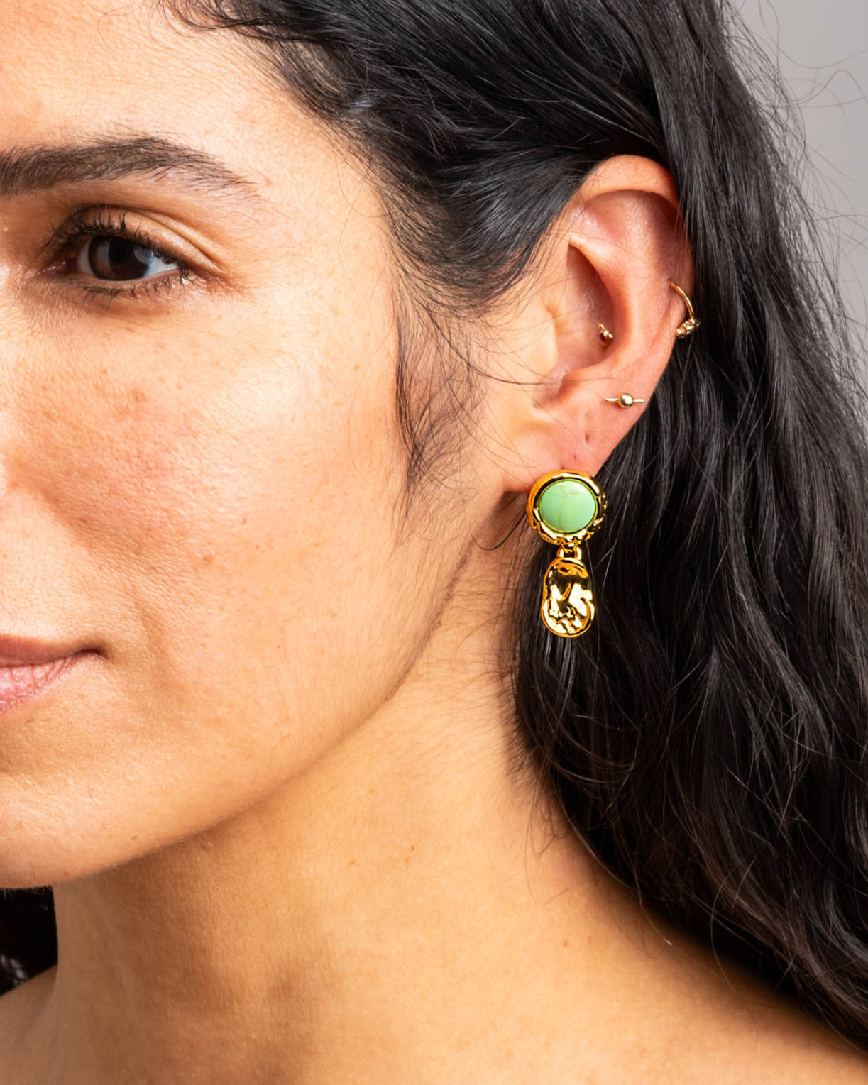 Brut Mojave Coin Drop Post Earring - Photo 2