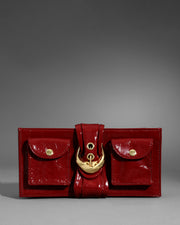 Buckle Clutch- Burnt Cranberry - Photo 1
