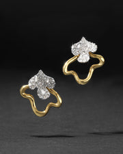 Freeform Pavé Crystal Jacket Earring - Photo 1