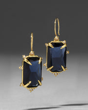 Imperial Noir Baguette Crystal Drop Earring - Photo 1