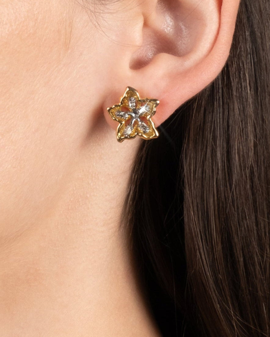 Jardin Gold Stud Earring - Photo 2