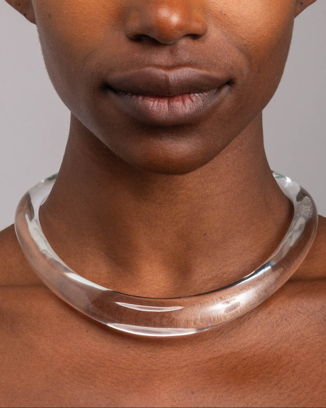 Liquid Lucite Collar Necklace - Photo 2