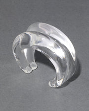Liquid Lucite Stackable Wave Cuff Bracelet - Photo 1