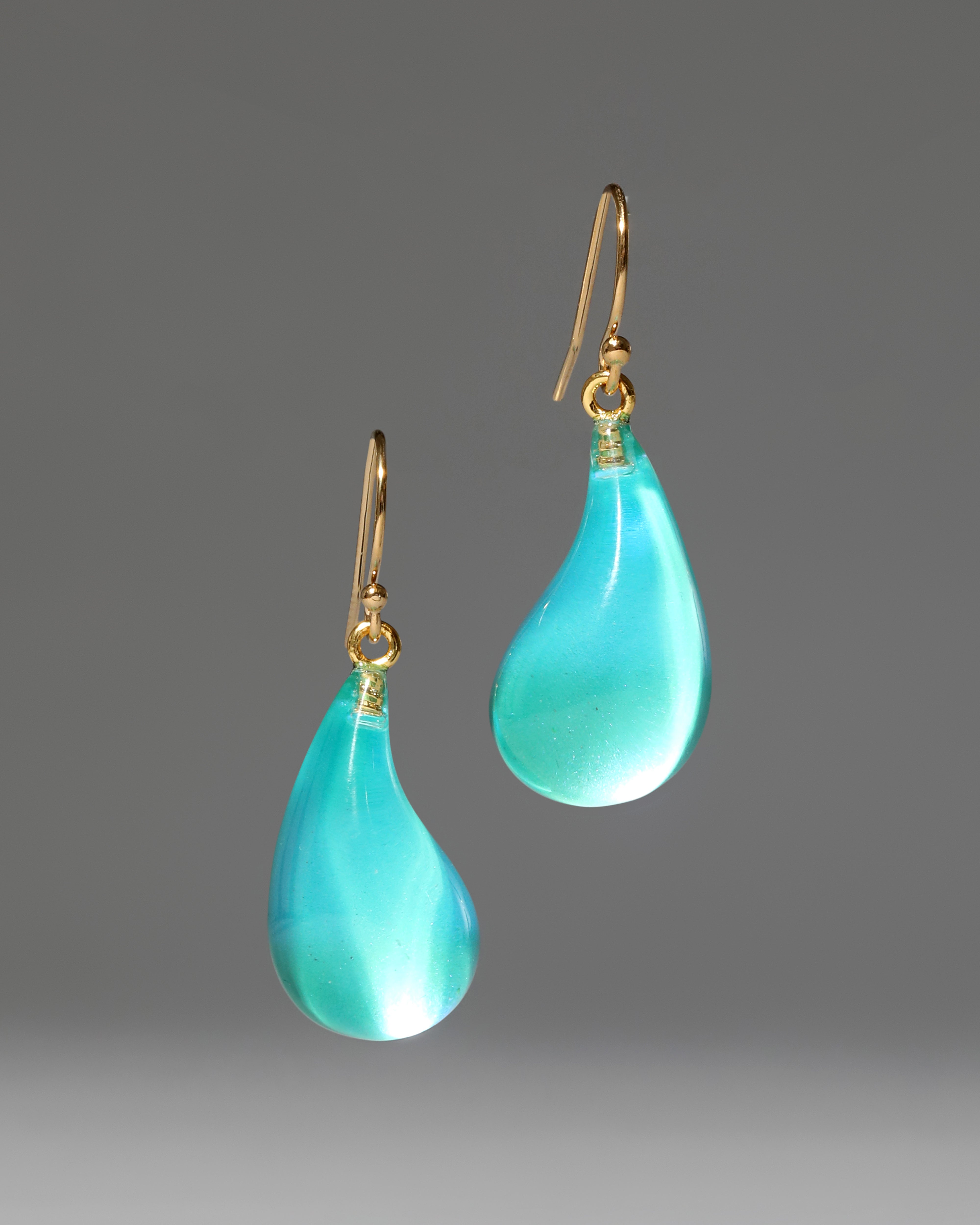 Alexis Bittar Lucite Dewdrop Earring Mediterranean Opal