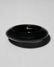 Lucite Saucer Bangle Bracelet- Onyx - Photo 1