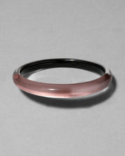Lucite Skinny Bangle- Dusty Rose - Photo 1