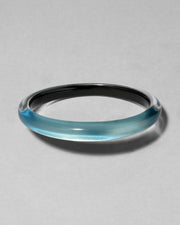 Lucite Skinny Bangle- Metallic Sky - Photo 1