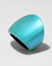Lucite Block Ring- Mediterranean Opal - Photo 1