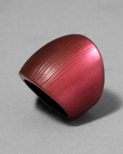 Lucite Block Ring- Merlot - Photo 1