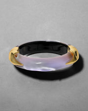 Lucite Claw Hinge Bracelet- Aurora - Photo 1