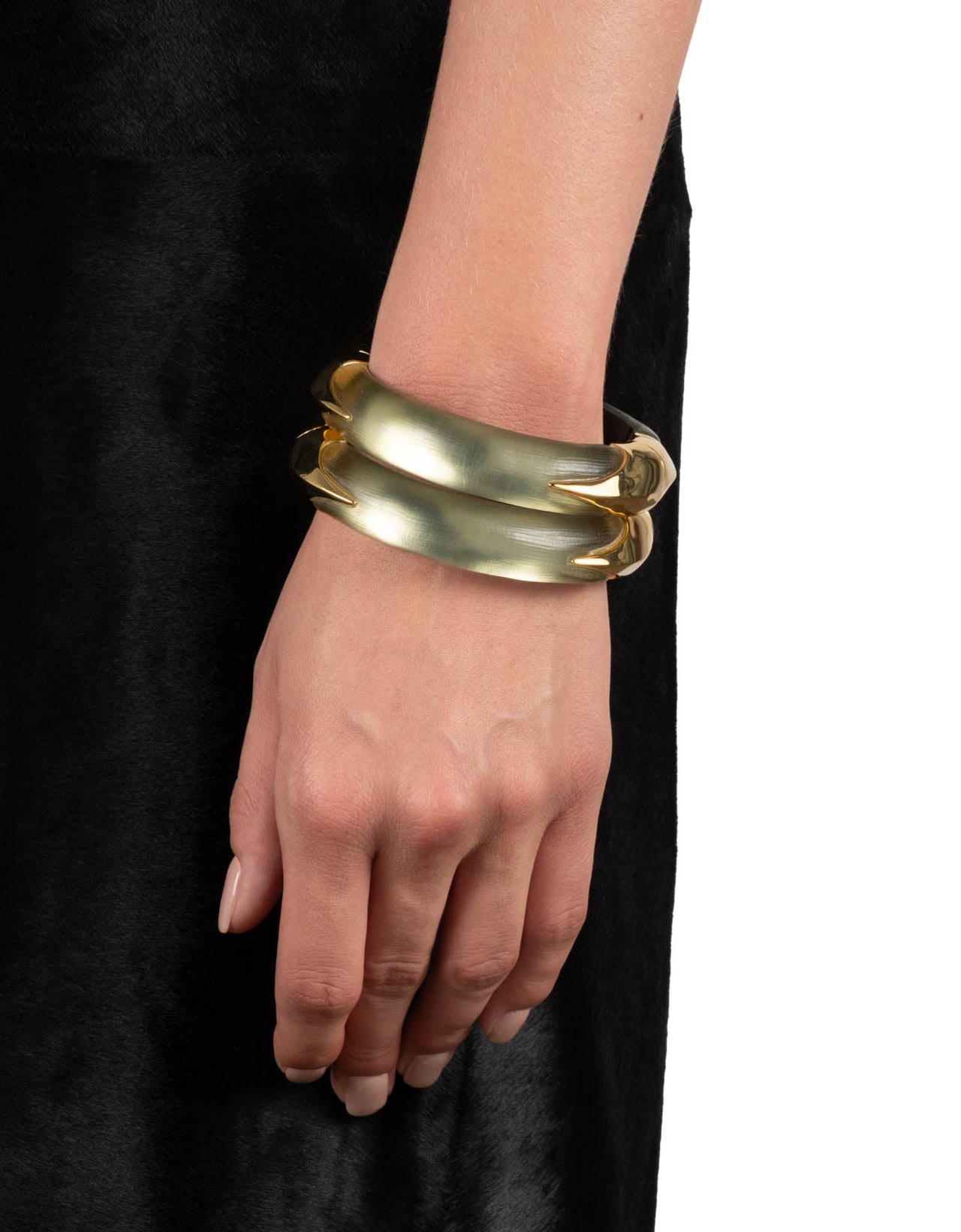 Lucite Claw Hinge Bracelet- Sage - Photo 2