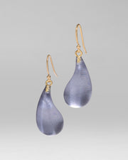 Lucite Dewdrop Earring- Frozen Mist - Photo 1