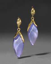 Lucite Petal Leverback Earring- Aurora - Photo 1