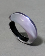 Lucite Tapered Ring- Aurora - Photo 1