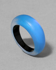Lucite Tapered Ring- Hyacinth - Photo 1