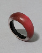 Lucite Tapered Ring- Merlot - Photo 1