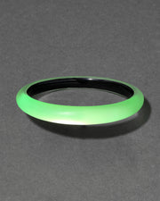 Lucite Skinny Bangle Bracelet- Neon Green - Photo 1