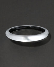 Lucite Skinny Bangle Bracelet- Silver - Photo 1