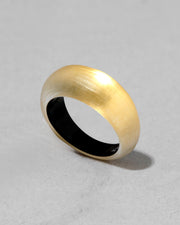 Lucite Tapered Ring- Gold - Photo 1