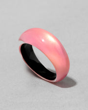 Lucite Tapered Ring- Sweet Melon - Photo 1