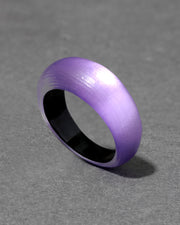 Lucite Tapered Ring- Violet - Photo 1
