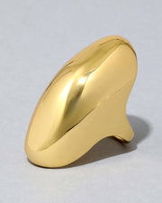 Molten Gold Knuckle Ring - Photo 1