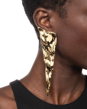 Molten Gold X-Large Cascade Clip Earring - Photo 1
