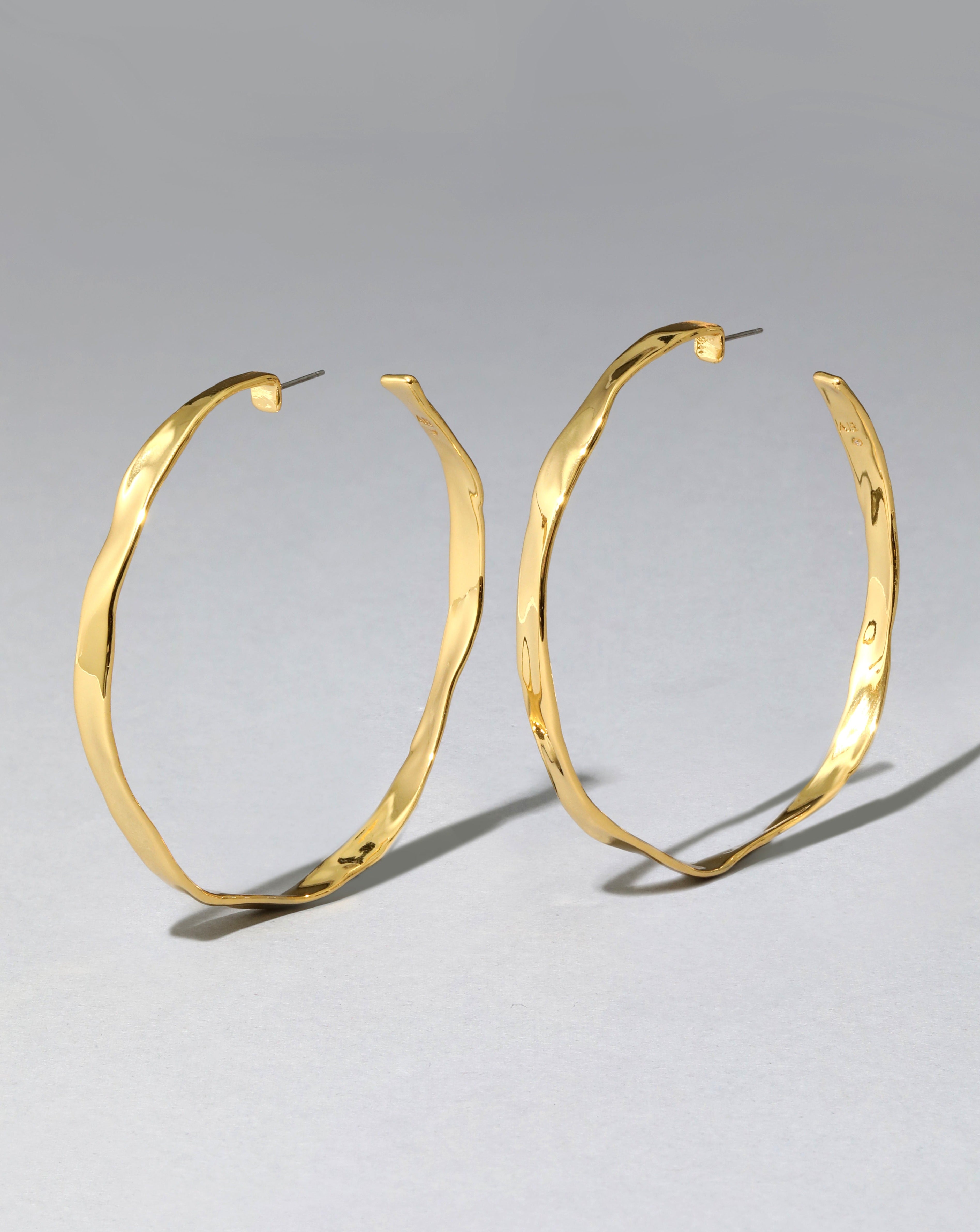 Molten Gold X-Large Hoop Earring | Alexis Bittar
