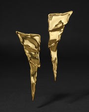 Molten Gold Cascade Post Earring - Photo 1