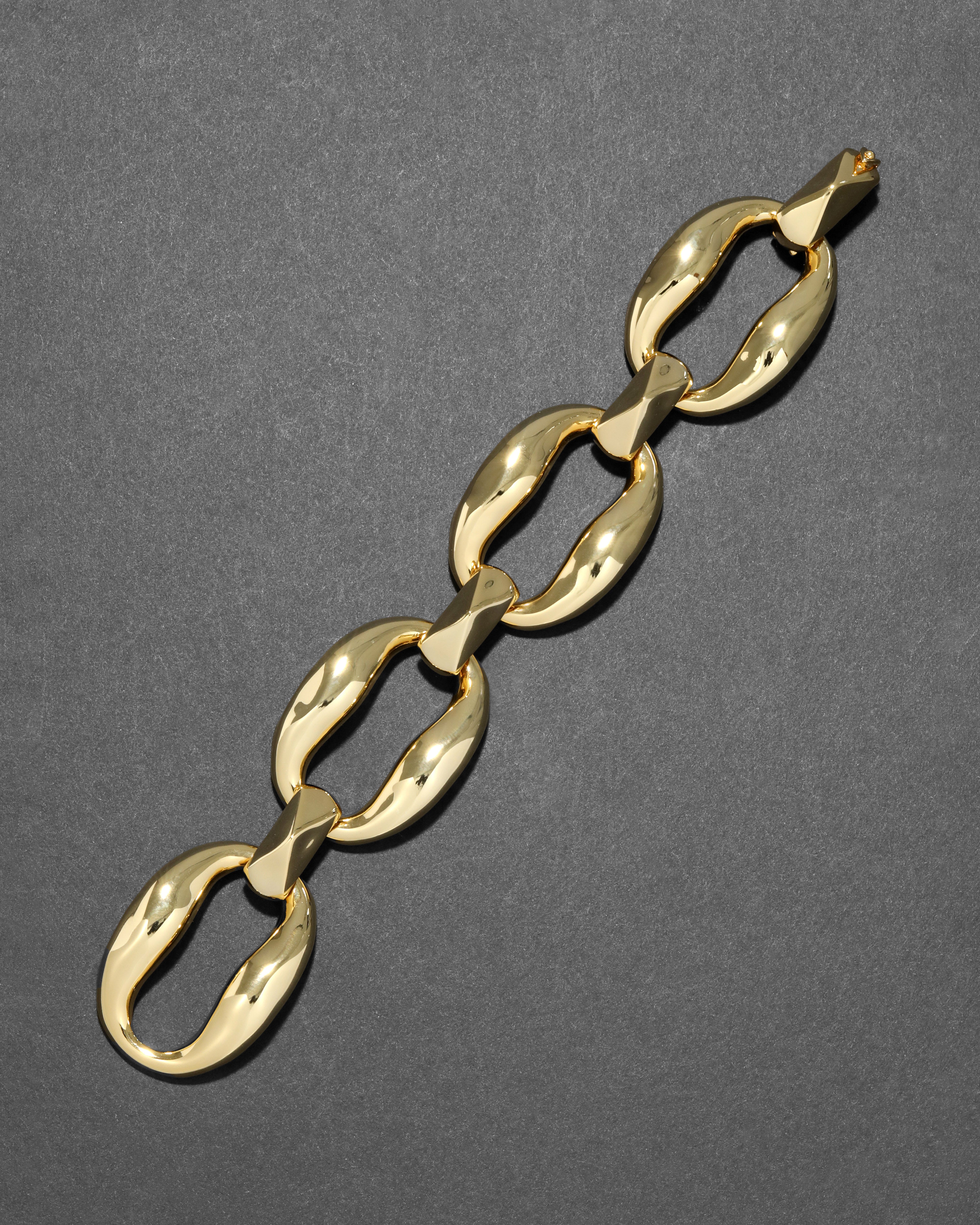Molten Gold Link Bracelet