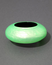 Puffy Lucite Bangle Bracelet- Neon Green - Photo 1