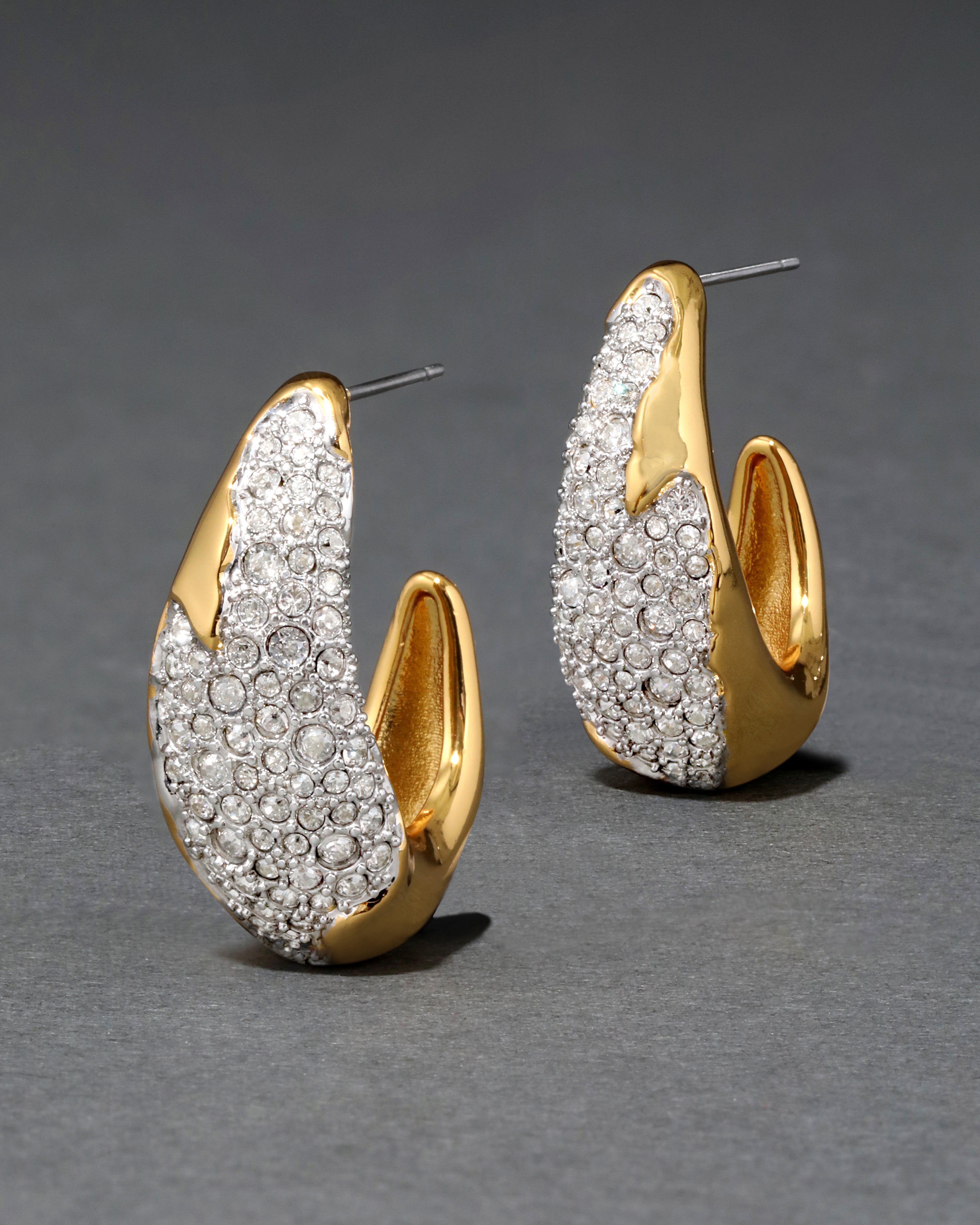 Solanales Crystal Hoop Earring Alexis Bittar