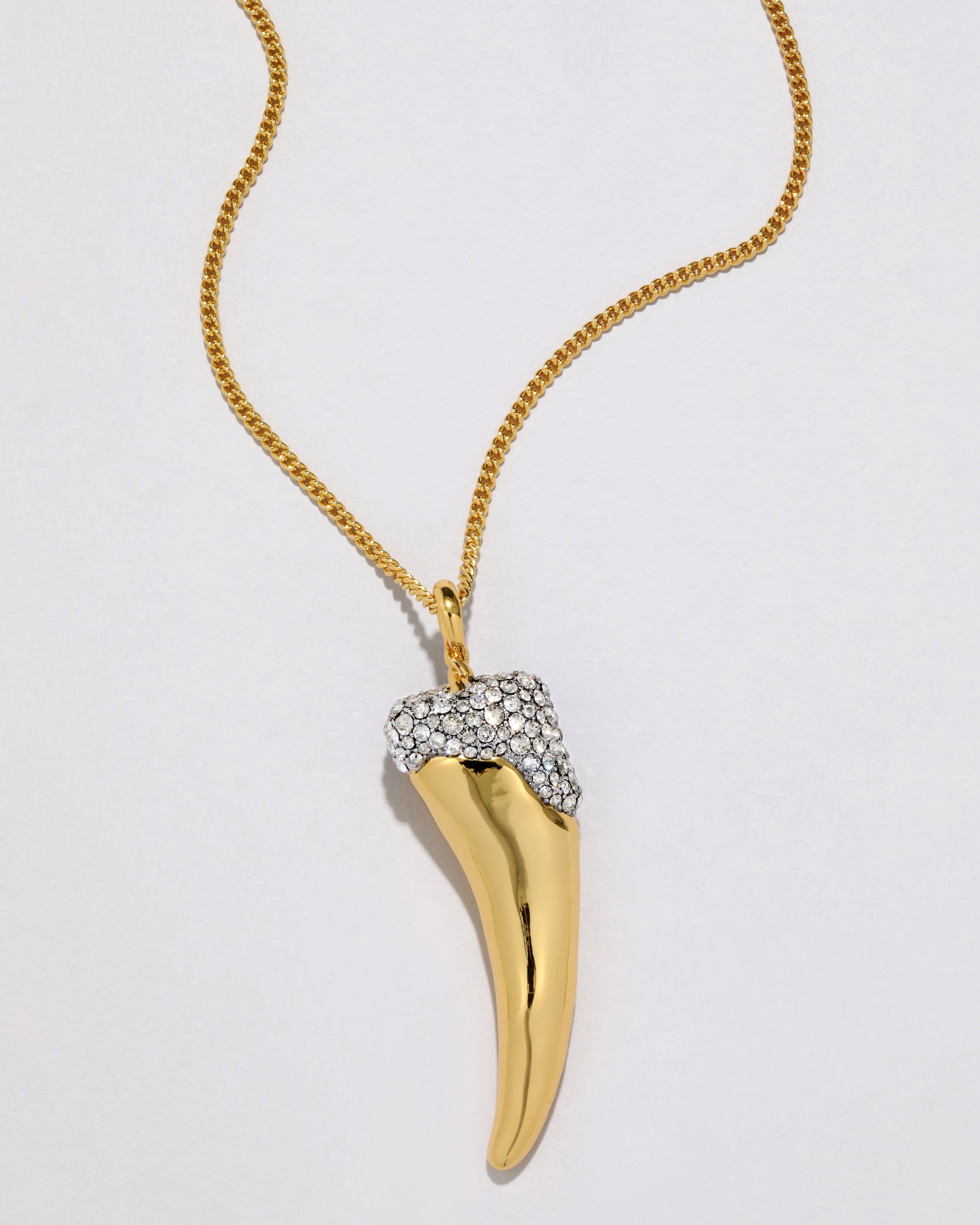 Solanales Crystal Horn Long Necklace Alexis Bittar
