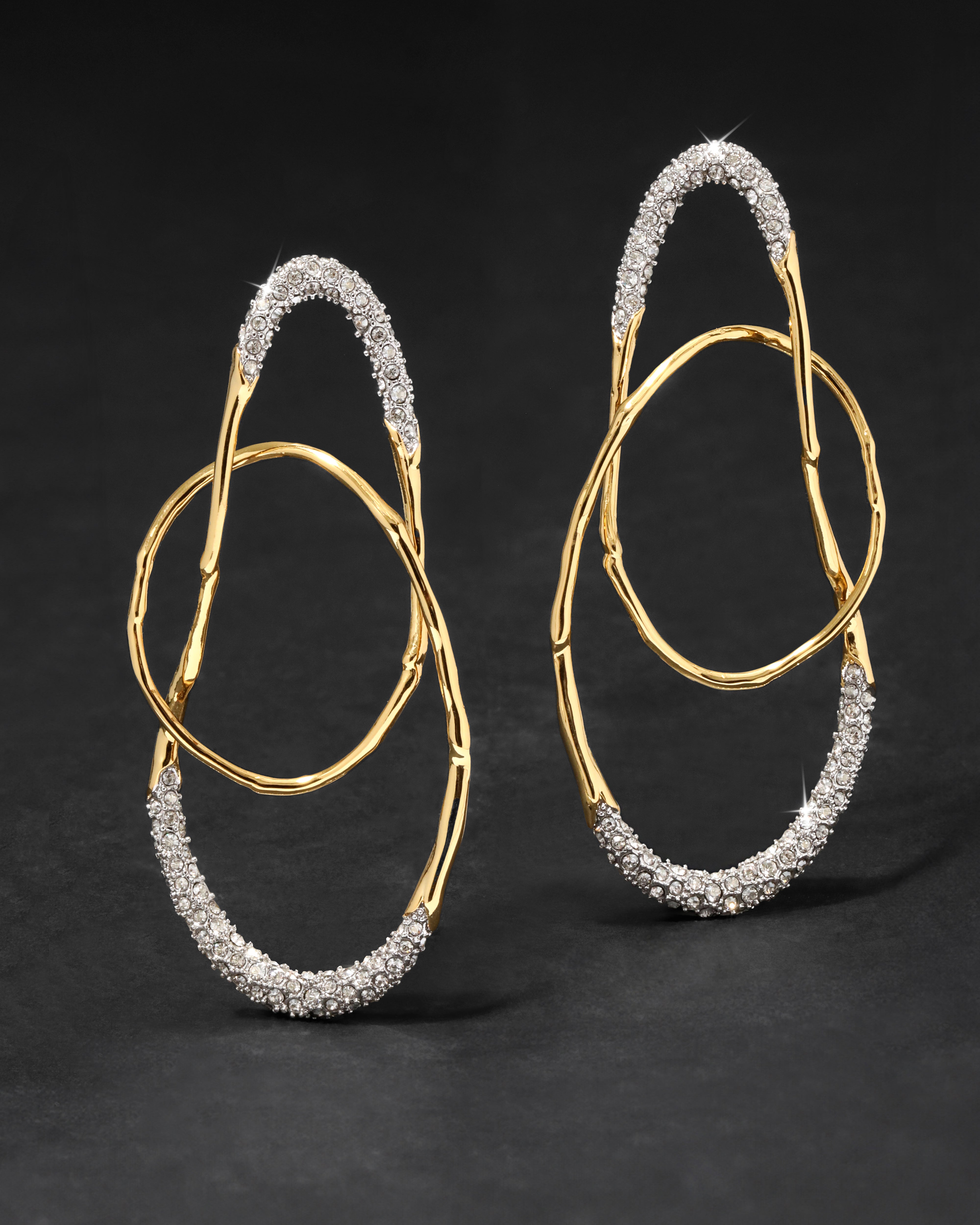 Solanales Crystal Large Orbit Earrings