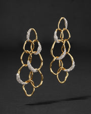 Solanales Crystal Linked Drop Post Earring - Photo 1
