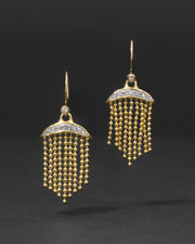 Solanales Crystal Petite Fringe Wire Earring - Photo 1